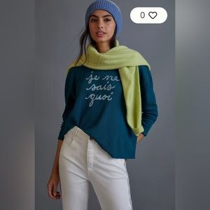 Je Ne Sais Quoi Cropped Sweatshirt XS
